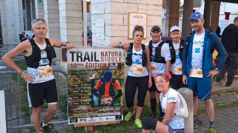 Participation du club à la 10ème édition du Trail Natura Sioule les 25 et 26 avril 2026