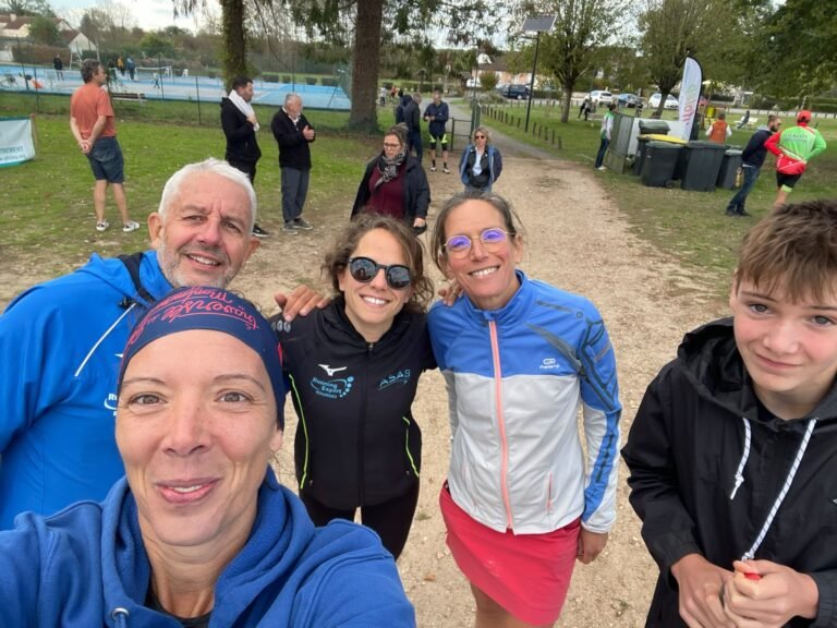 Des asabiens bien courageux en piste pour le vétathlon de Vignoux/Barangeon